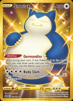 Snorlax — Chilling Reign — Secret Rare