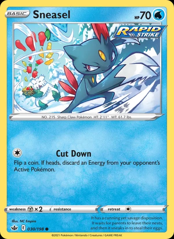 Sneasel — Chilling Reign, Common