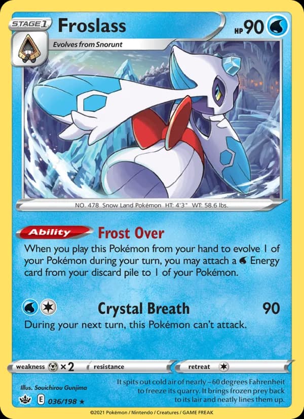 Froslass — Chilling Reign, Holo Rare