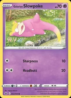 Galarian Slowpoke — Chilling Reign — Common