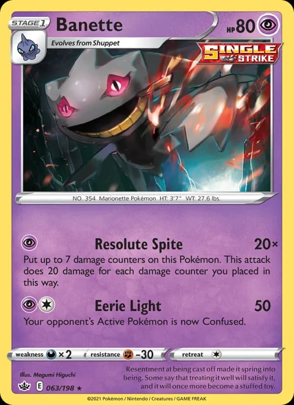 Banette — Chilling Reign, Rare