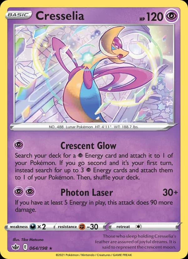 Cresselia — Chilling Reign, Holo Rare