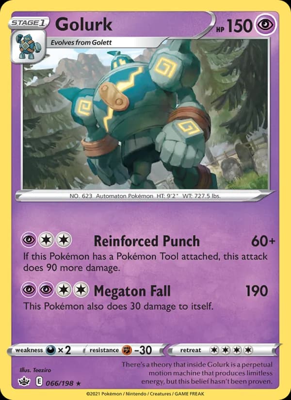 Golurk — Chilling Reign, Rare