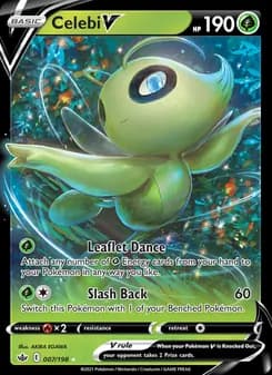 Celebi V — Chilling Reign — Holo Rare V