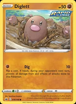 Diglett — Chilling Reign — Common