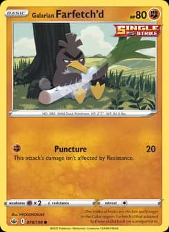 Galarian Farfetch'd — Chilling Reign — Common