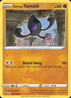 Galarian Yamask — Chilling Reign — Common