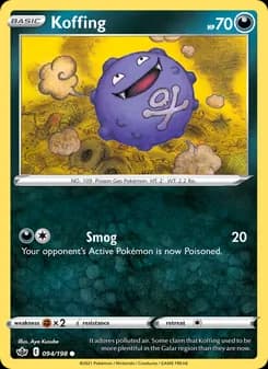 Koffing — Chilling Reign — Common