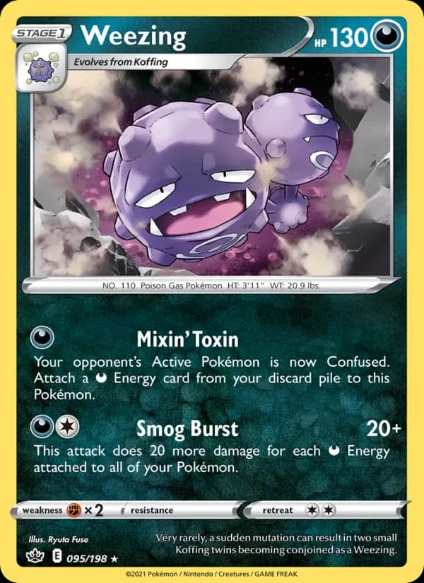 Weezing — Chilling Reign, Rare
