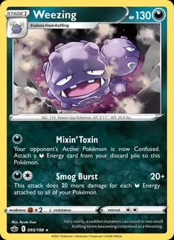 Weezing — Chilling Reign — Rare