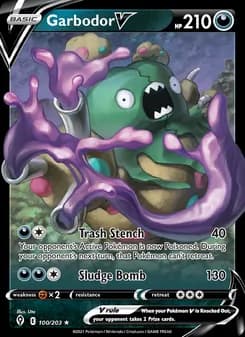 Garbodor V — Evolving Skies — Holo Rare V