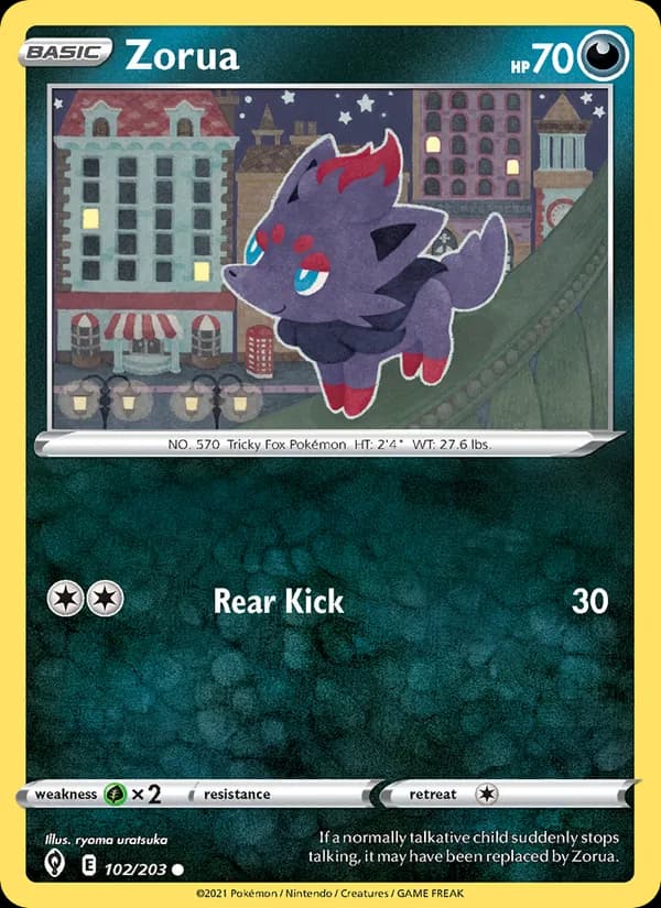 Zorua — Evolving Skies, Common