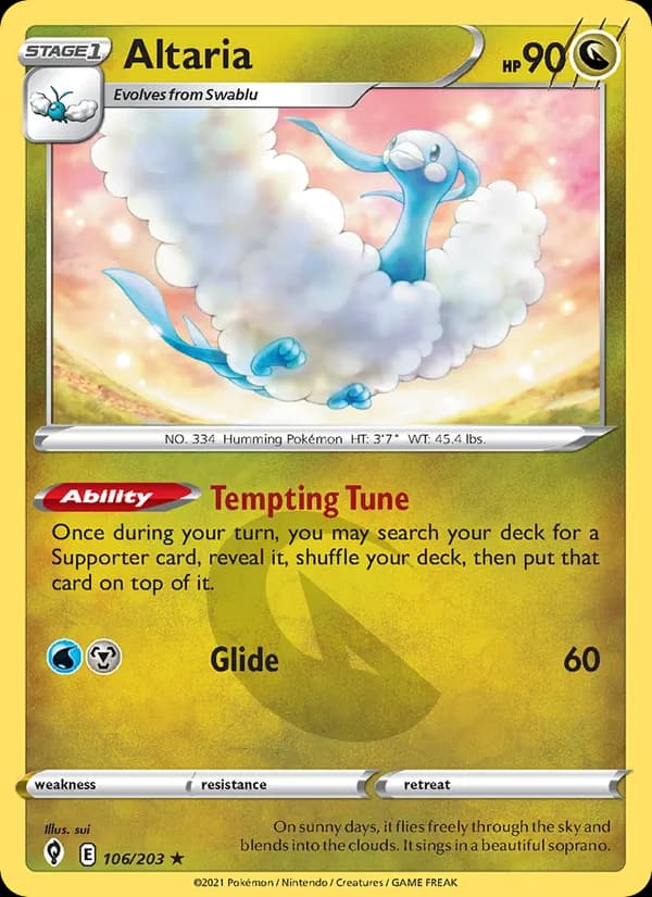 Altaria — Evolving Skies, Rare