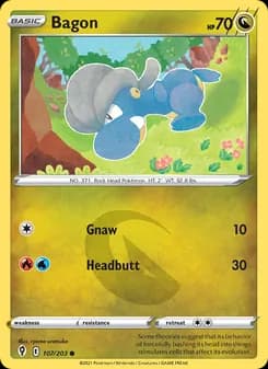 Bagon — Evolving Skies — Common