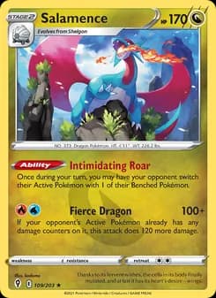 Salamence — Evolving Skies — Holo Rare