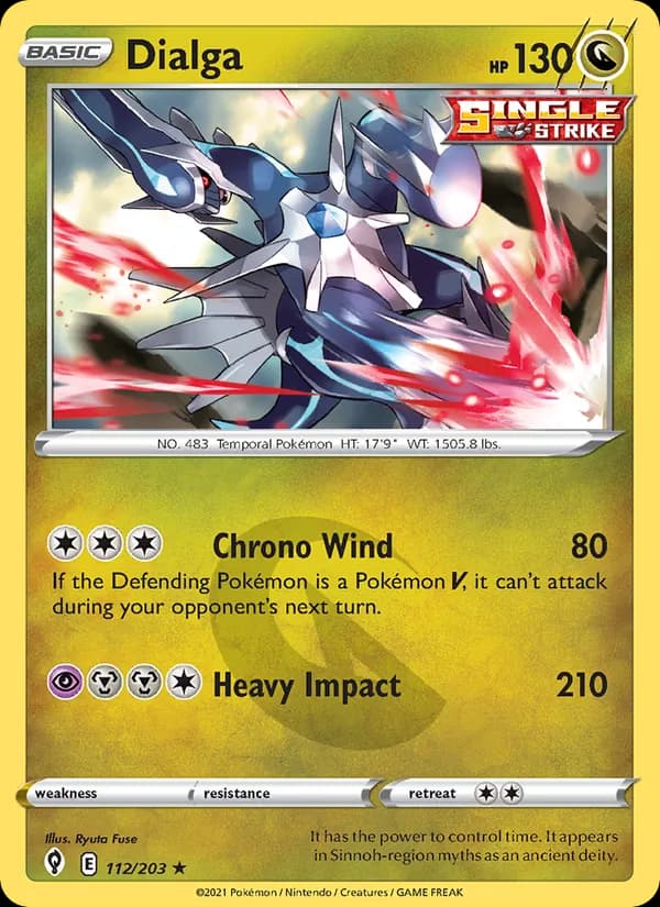 Dialga — Evolving Skies, Holo Rare