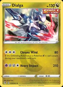 Dialga — Evolving Skies — Holo Rare