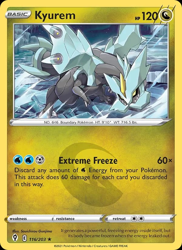 Kyurem — Evolving Skies, Holo Rare