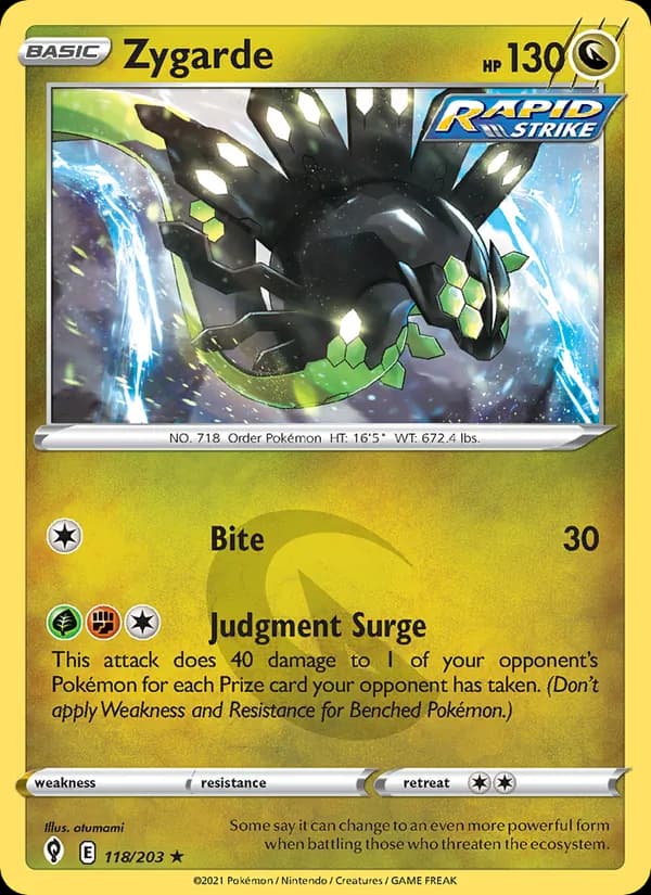 Zygarde — Evolving Skies, Holo Rare