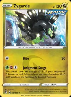 Zygarde — Evolving Skies — Holo Rare