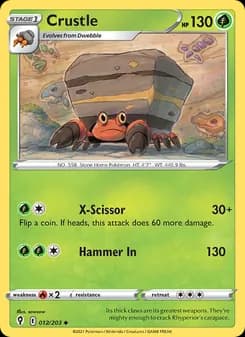 Crustle — Evolving Skies — Uncommon