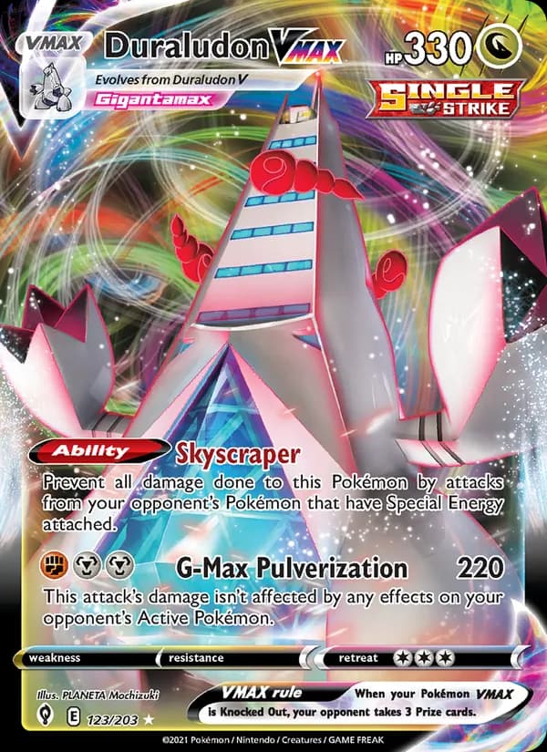Duraludon VMAX — Evolving Skies, Holo Rare VMAX