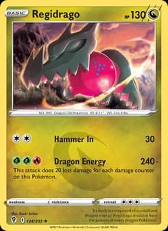 Regidrago — Evolving Skies — Holo Rare