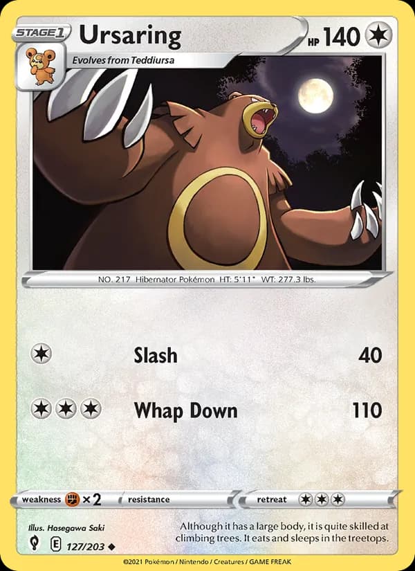 Ursaring — Evolving Skies, Uncommon