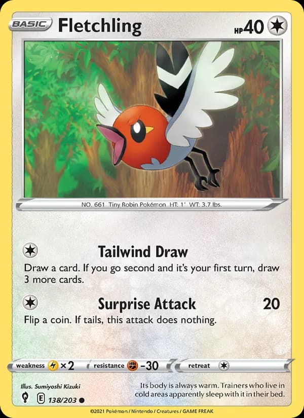 Fletchling — Evolving Skies, Common