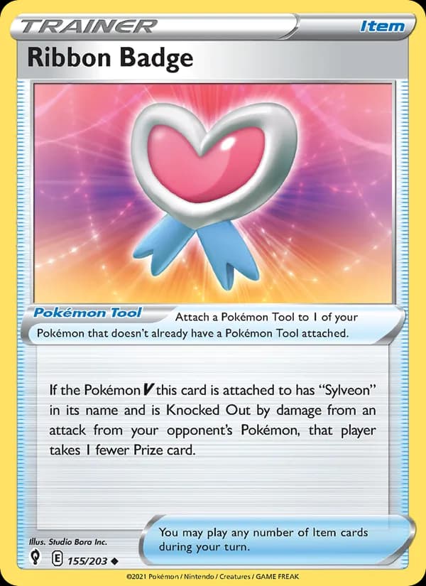 Ribbon Badge — Evolving Skies, Uncommon