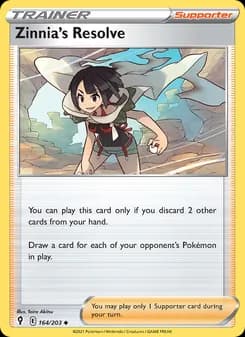 Zinnia's Resolve — Evolving Skies — Uncommon