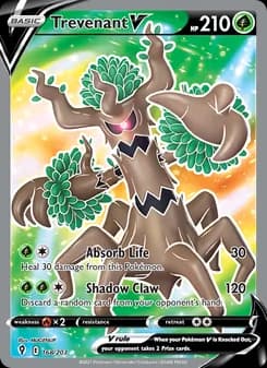 Trevenant V — Evolving Skies — Ultra Rare