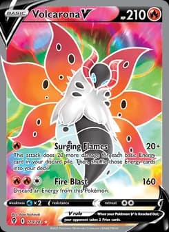 Volcarona V — Evolving Skies — Ultra Rare