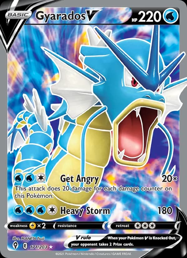 Gyarados V — Evolving Skies, Ultra Rare