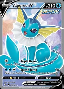 Vaporeon V — Evolving Skies — Ultra Rare