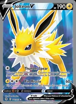 Jolteon V — Evolving Skies — Ultra Rare