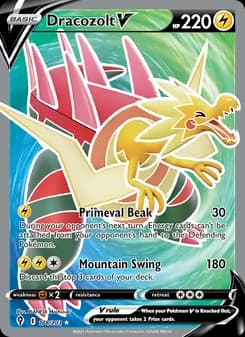 Dracozolt V — Evolving Skies — Ultra Rare
