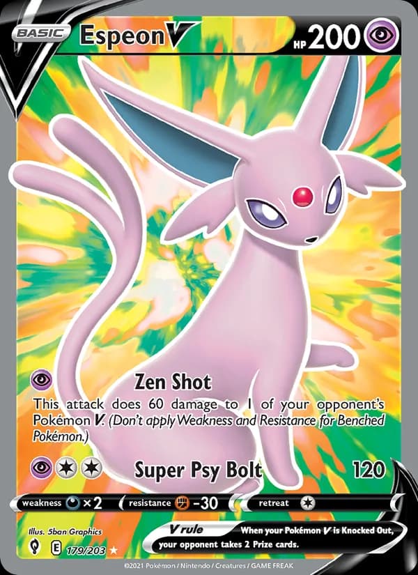 Espeon V — Evolving Skies, Ultra Rare