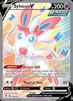 Sylveon V — Evolving Skies — Ultra Rare