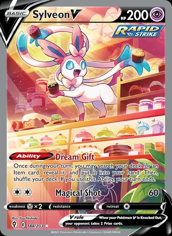 Sylveon V — Evolving Skies, Ultra Rare