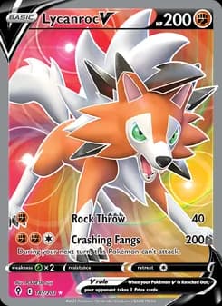 Lycanroc V — Evolving Skies — Ultra Rare