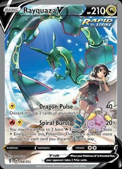 Rayquaza V — Evolving Skies — Ultra Rare