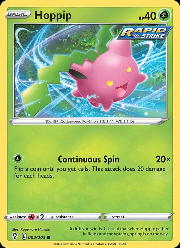Hoppip — Evolving Skies, Common
