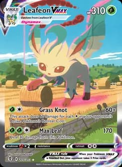 Leafeon VMAX — Evolving Skies — Secret Rare