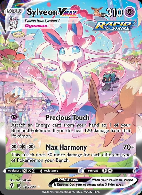 Sylveon VMAX — Evolving Skies, Secret Rare
