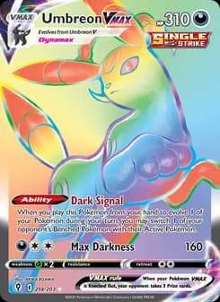 Umbreon VMAX — Evolving Skies — Secret Rare