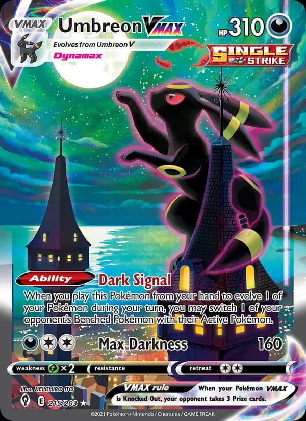Umbreon VMAX — Evolving Skies, Secret Rare