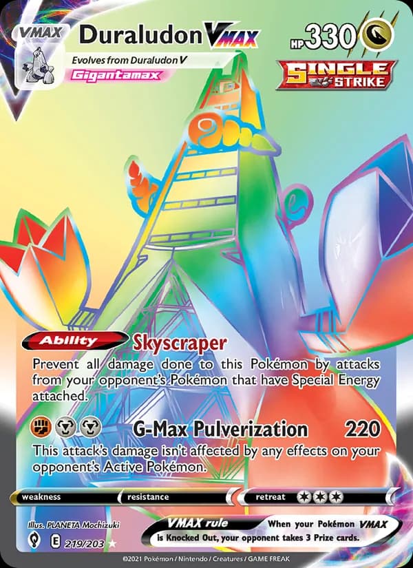 Duraludon VMAX — Evolving Skies, Secret Rare