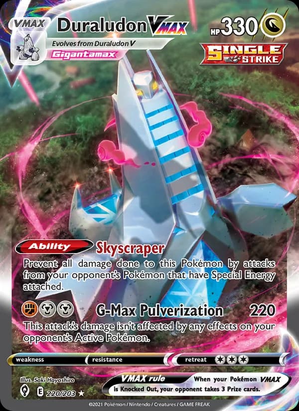 Duraludon VMAX — Evolving Skies, Secret Rare