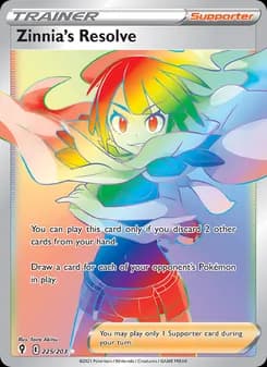Zinnia's Resolve — Evolving Skies — Secret Rare